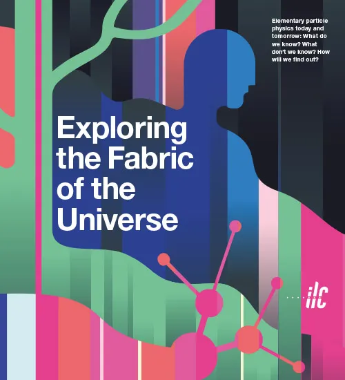 Cover of the brochure "Exploring the fabric of the universe"